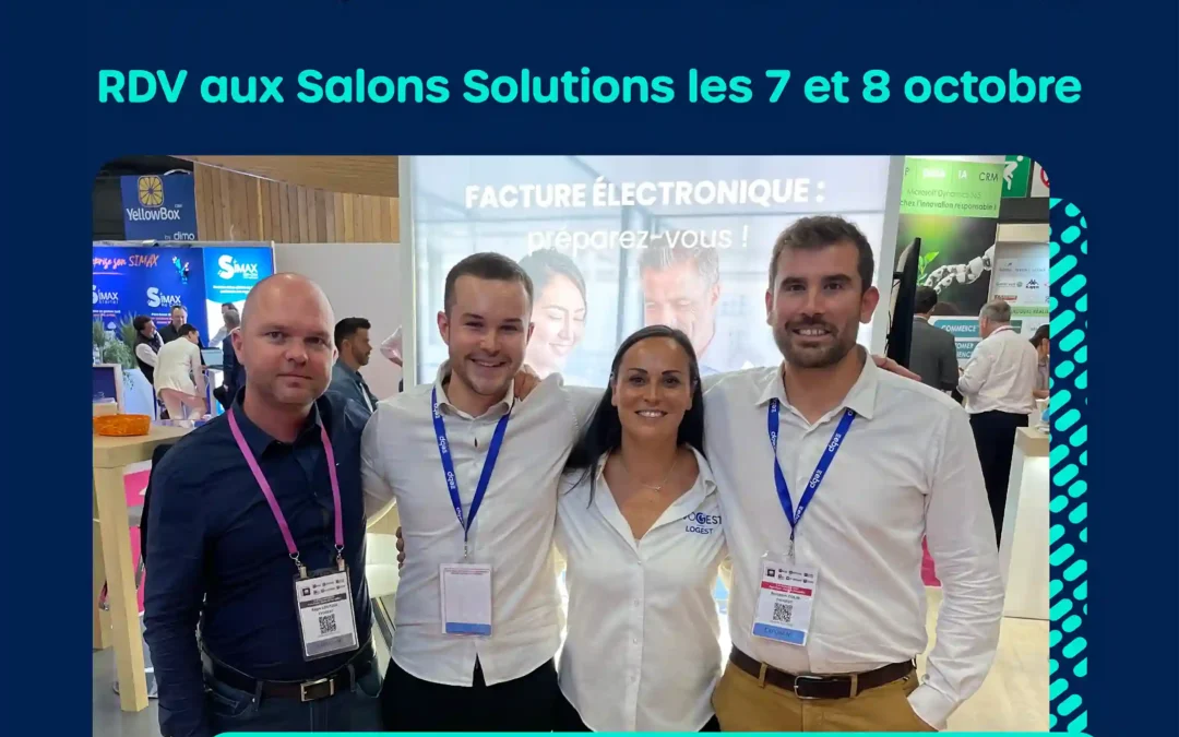 Evogest aux Salons Solutions les 7 et 8 octobre 2025 !