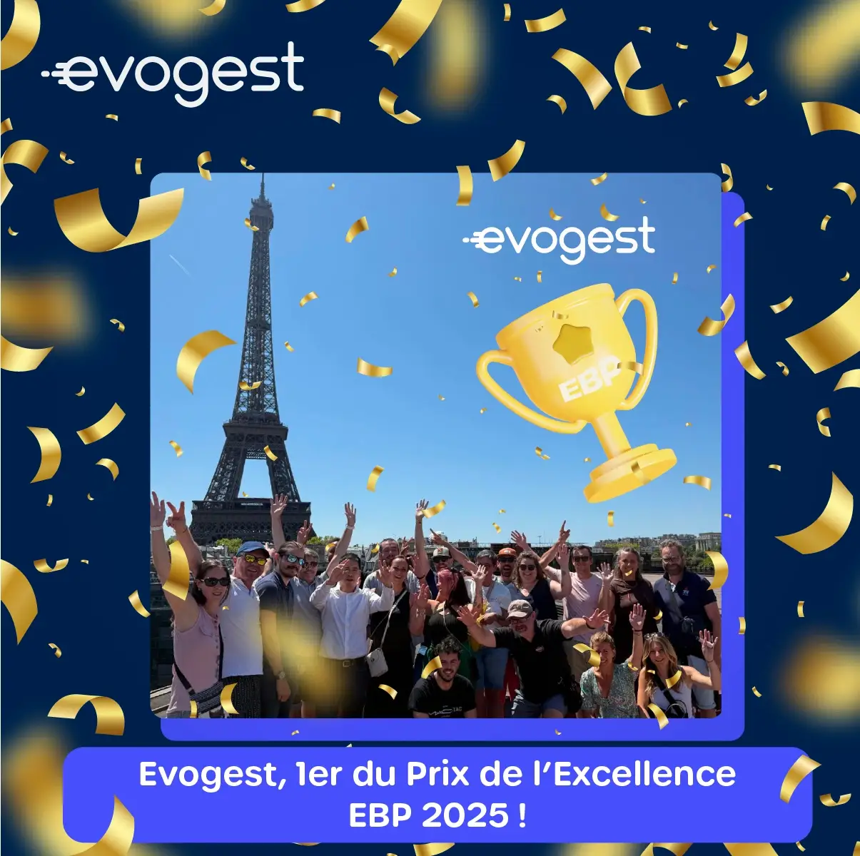 Evogest, 1er du Prix de l’Excellence EBP 2025 !